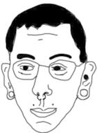 chud closed_mouth ear glasses hair nose_piercing variant:unknown // 232x318 // 14.8KB