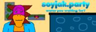 avery axolotl bald banner closed_mouth frame happy picture smile soyjak_party tank variant:markiplier_soyjak vest water // 1200x400 // 171.7KB