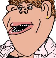 amerimutt brown_skin clothes ear eyebags ice_spice open_mouth orange_hair subvariant:impish_amerimutt variant:impish_soyak_ears // 598x628 // 21.8KB