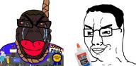 autism award big_lips black_eyes black_skin brown_eyes brown_skin crying discord elmers esl fnf_pedo furry glasses glue gooner hair hanging heart jartycuck map_(pedophile) meta:op_on_the_left obsessed pedophile puzzle rent_free rope slopjak smug subvariant:seethejak subvariant:soylita tranny trans troon troonroach variant:bernd variant:chudjak variant:gapejak // 1301x638 // 243.6KB