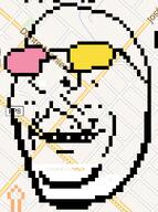 deltarune pink variant:gapejak wplace yellow // 499x671 // 111.4KB