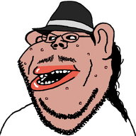 acne amerimutt clothes ear fedora glasses hair long_hair mustache neckbeard red_lips subvariant:impish_amerimutt tan_skin template trilby variant:impish_soyak_ears white_shirt // 750x750 // 21.5KB