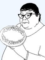 female glasses holding_object pie serious template transparent_background variant:soylady white_shirt woman // 800x1067 // 24.4KB