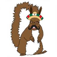 brown_fur flag:mexico mexican_flag mexico moustache sombrero squirrel squirreljak subvariant:feralsquirrel // 1080x1080 // 240.8KB