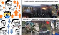 5soyjaks animal antifa arm azov_battalion blood bloodshot_eyes camouflage cat clothes communism cracked_teeth crying donbas downvote emr_pattern excited fire flag glasses hair hand hands_up holding_object irl military multicam nazism open_mouth reddit russia russo_ukrainian_war sonnenrad soviet_union soyjak stretched_mouth subvariant:big-boy tank ukraine upvote variant:chudjak vein // 1777x1061 // 1.7MB