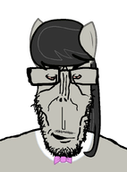 animal animal_ears bowtie ear hair mane my_little_pony octavia_melody pony red_eyes subvariant:euromutt variant:markiplier_soyjak // 590x796 // 18.0KB