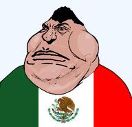 angry brown_skin closed_mouth fat flag:mexico frown hair looking_to_the_left mexico punisher_face satoko_houjou(namefag) variant:meximutt // 888x849 // 84.8KB