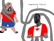 ack amerimutt balding beard brown_skin btfo buff bwc canada closed_mouth clothes ear fat full_body grey_skin hair hanging leaf lips logo mcdonalds mutt mutt_lips nas:gigachad open_mouth penis shoe shorts smile soyjak text tshirt united_states variant:bernd white_background // 2000x1500 // 261.0KB