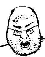 anger_mark angry balding glasses hair open_mouth soyjak stubble sweating variant:unknown // 152x189 // 3.6KB