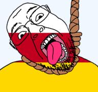 ack dead flag flag:north_ossetia glasses hair hanging north_ossetia open_mouth rope russia skin soyjak stubble suicide teeth tongue transparent transparent_background variant:bernd white yellow_teeth // 768x719 // 24.6KB