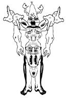 claw multiple_eyes multiple_mouths mutant swastika variant:chudjak variant:markiplier_soyjak variant:meximutt // 748x1096 // 121.7KB