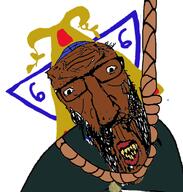 angeleno brown hanging judaism kike red_lips slopjak variant:maxjak yellow_teeth // 692x726 // 234.1KB