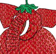 elephant fat irl_photo lips soyjak strawberry strawberry_elephant stubble trunk tusk variant:meximutt // 888x849 // 1.2MB