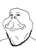 closed_mouth smile soyjak stubble subvariant:henry variant:gapejak // 700x933 // 33.4KB