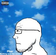 album_cover closed_mouth cloud drake glasses music nothing_was_the_same_(drake_album) parental_advisory rap side_profile sky soyjak stubble subvariant:neutralplier subvariant:sideplier text variant:markiplier_soyjak // 498x496 // 295.1KB