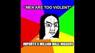 femcel hair immigration meta:tagme nigger radfem text text_to_speech tiktok variant:chudjak video // 1920x1080, 4.6s // 1.1MB