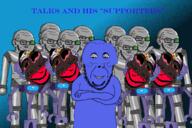 black_skin bloodshot_eyes blue_skin chrome cobsontalks cobsontalks_is_a_stupid_nigger_and_i_hate_him cyborg discord full_body glasses meta:namefags meta:tagme nigger robot shadow shiny smug standing subvariant:chudjak_front subvariant:cobsontalks subvariant:cyperpunk_soyak_ears subvariant:jartycuck trend:jartycuck variant:chudjak variant:soyak // 1024x683 // 479.9KB