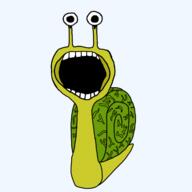 garten_of_banban mollusk open_mouth slow_seline snail soyjak variant:unknown // 720x720 // 77.2KB