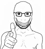 big_mouth front_facing hand le_scary_face looking_at_you pointing scary sharp_teeth subvariant:coolsigma subvariant:soyak_front teeth variant:soyak // 992x1056 // 412.4KB