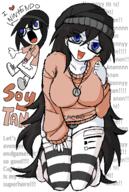 BRIMMIEST_COMMENTS_SECTION☣️☣️☣️_DO_NOT_ENTER☣️☣️☣️ anime anon art avengers beanie breasts detailed female full_body glasses hair hand marvel soy soyjak soylent soylent_(cacao) text thigh_highs underpants variant:soytan // 371x554 // 29.6KB