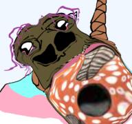 bloodshot_eyes brown_troonjak crying open_mouth rope soyjak suicide tongue transparent_background trend:slopjak variant:bernd // 768x719 // 429.5KB