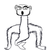 abomination bald ear feet_showing hairy hairy_legs knee knees mermaid no_nose olgol_(user) open_mouth subvariant:olgolnation subvariant:olgolstein transparent_background variant:cobson // 2000x2000 // 182.8KB