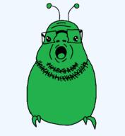 alien antenna black_sclera green_skin open_mouth variant:budgiejak // 640x693 // 15.9KB