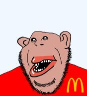 amerimutt black_sclera clothes dean ear lips mcdonalds mutt mutt_lips open_mouth red_lips red_shirt series:fusionjaks series:muttverse stubble subvariant:impish_amerimutt subvariant:impson tan_skin template united_states variant:cobson variant:impish_soyak_ears // 775x849 // 50.5KB