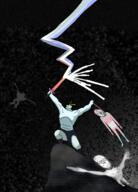 4soyjaks chud dead flying frank_frazetta glasses glowing_eyes hanging lightning loincloth mountain muscles noose parody stubble subvariant:fingerboy sword troon variant:a24_slowburn_soyjak variant:bernd // 1229x1709 // 2.4MB