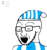 closed_eyes glasses pajamas sleeping stubble variant:soyak zzz // 598x633 // 29.9KB