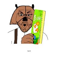 animal chips glasses movie open_mouth over_the_hedge ruler soyjak spuddies stubble suspenders variant:56jak3 // 1000x1000 // 129.8KB