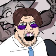 blue_eyes brown_hair erotic eyebags fash glasses sprunki trans_teeth variant:feraljak wenda white_skin youtube youtuber // 900x900 // 870.2KB