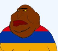 armenia brown_skin fat flag:armenia obese unibrow variant:meximutt yellow_sclera // 673x586 // 56.0KB