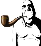 arm fat glasses ominous pipe shadow soyjak stubble subvariant:hornyson text variant:cobson // 1358x1534 // 206.6KB