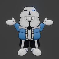 blender_(software) meta:tagme sans undertale warrior-z_(user) white_skin // 1200x1200 // 1.3MB