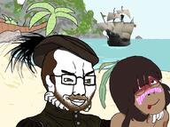 brown_eyes brown_skin colonialism colonization face_paint portugese_empire smile smug spain spanish_empire subvariant:female_cobson variant:chudjak variant:cobson // 900x668 // 707.1KB