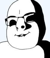 baby biting_lip closed_mouth evil glasses ominous smile soyjak subvariant:baby_cobson subvariant:baby_rapeson subvariant:hornyson variant:cobson // 546x631 // 10.5KB