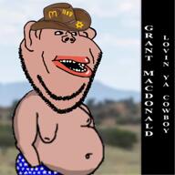 amerimutt cowboy cowboy_hat mcdonalds ram_ranch shirtless subvariant:impish_amerimutt variant:impish_soyak_ears video wild_west // 500x500, 214.8s // 11.2MB