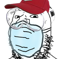 angry cap clothes facemask goggles hat mcdonalds soyjak stubble variant:gapejak // 752x1016 // 441.5KB