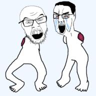 armless bald bloodshot_eyes chazington crying glasses hair jonbro jonochrome onaf one_night_at_flumpty's one_week_at_flumpty's open_mouth owaf variant:chudjak variant:feraljak // 800x800 // 66.9KB