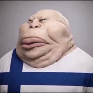 bald big_lips closed_eyes closed_mouth fat flag:finland mutt_lips nose obese open_mouth spanish subvariant:chinkmutt teeth vantawhite_skin variant:meximutt white_skin // 496x496, 5.9s // 224.7KB