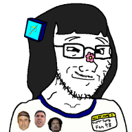 black_hair female flower meta:namefags muammar_gaddafi plant superterrydavisfan48_(namefag) templeos terry_davis variant:soyak // 2048x2048 // 501.1KB