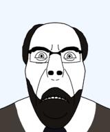 beard eyebrows front_facing glasses hair hearts_of_iron hoi4 nose red_flood subvariant:cobson_front2 valerian_muravy variant:cobson // 1000x1200 // 24.1KB