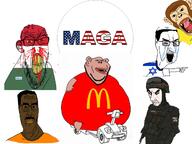 amerimutt angry blood bloodshot_eyes brazil chud clenched_teeth cracked_teeth ear flag flag:hungary glasses hair hungary india maga monkey mustache nosebleed red_eyes russia sating_(user) soyjak stubble subvariant:chudjak_seething subvariant:feralrage subvariant:impish_amerimutt teeth variant:Cobbert variant:chudjak variant:feraljak variant:impish_soyak_ears variant:monkeyjak vein yellow_teeth z_(russian_symbol) // 1280x959 // 161.4KB
