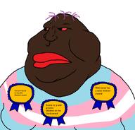 award nigger red_eyes red_lips tranny trans_flag variant:meximutt // 888x849 // 35.6KB