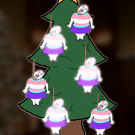 ack animated christmas christmas_tree glasses hanging stubble troon variant:bernd // 301x450 // 834.9KB
