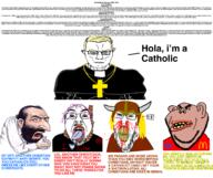 1_corinthians_(bible) 2025 4soyjaks amerimutt arm atheism blood bloodshot_eyes blue_eyes cana catholic christianity closed_mouth clothes cross crying dollar_sign ear english_text flag flag:transgender_pride_flag galilee glasses god goy hair hand hat heathenry holy_spirit horned_helmet isaiah_(bible) israel january january_19 jerusalem jesus jews john_(bible) judaism latinx marriage mcdonalds mustache open_mouth paganism psalm_(bible) satanism spanish_text star_of_david stubble subvariant:feralrage subvariant:impish_amerimutt subvariant:muscular_chud teetj text tongue tranny trend:aryan v3 variant:bernd variant:chudjak variant:feraljak variant:impish_soyak_ears virgin_mary water wig wine yellow_hair yellow_teeth // 3110x2607 // 2.2MB