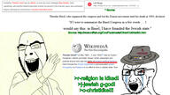 1860 1904 2018 LSE_blogs atheism bloodshot_eyes charles_darwin citation clothes crying flag gay gem glasses hat judaism july july_3 laughing lgbt logo may may_2 mouth_open open_mouth progress_pride_flag reddit saitama snoo source soyjak stubble theodor_herzl tranny variant:cobson variant:soyak wikipedia wikipedia_article zionism zionist // 1920x1080 // 663.8KB