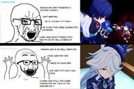 anime comparison crying furina genshin_impact variant:cryboy_soyjak variant:excited_soyjak variant:soyak video_game // 1800x1200 // 1.2MB