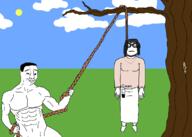 anti_soytan hanging naked total_sloptran_death tree variant:chudjak variant:soytan // 2100x1500 // 53.3KB